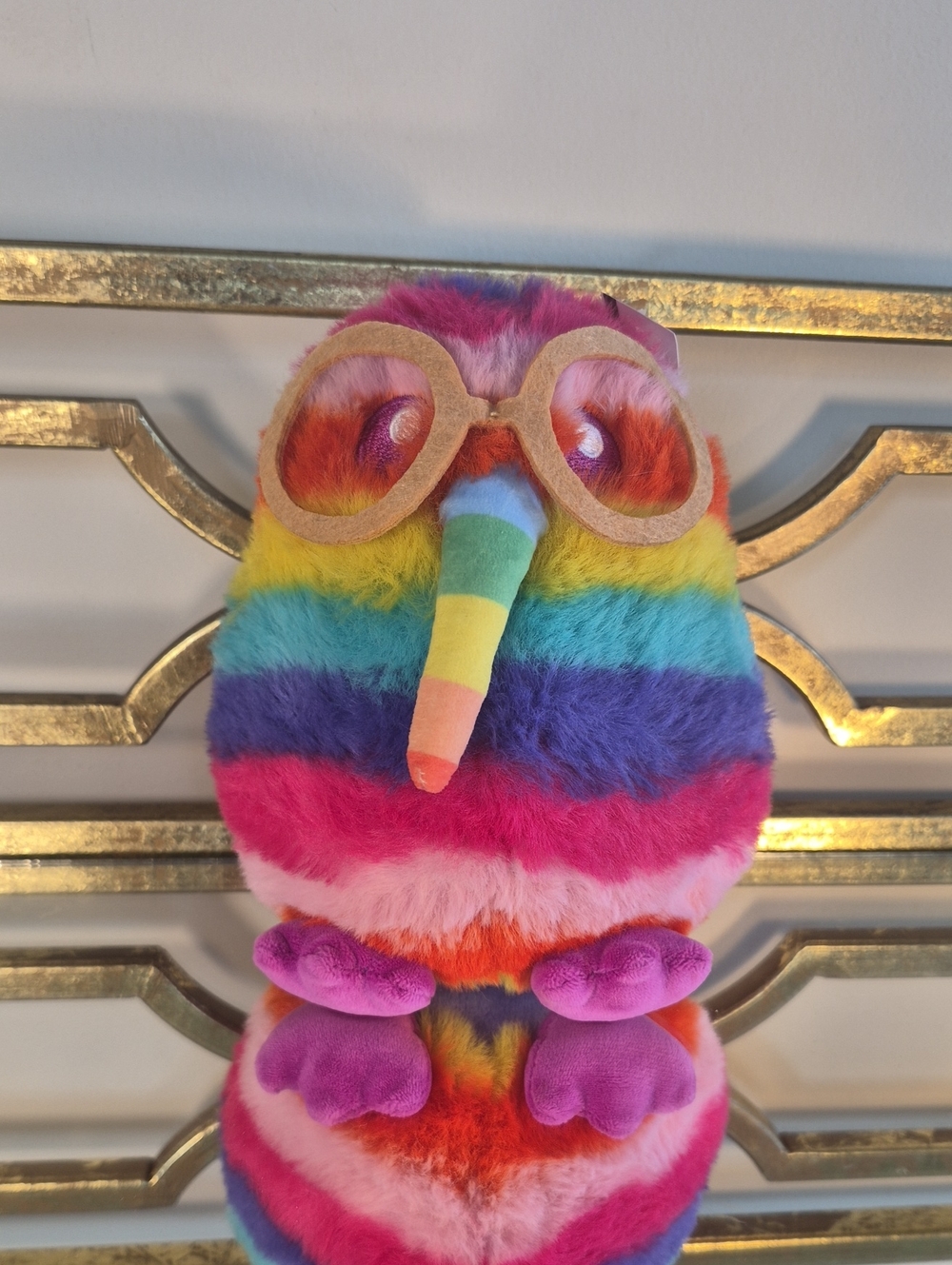 Pride Kiwi Plush, 7", Pink Multi